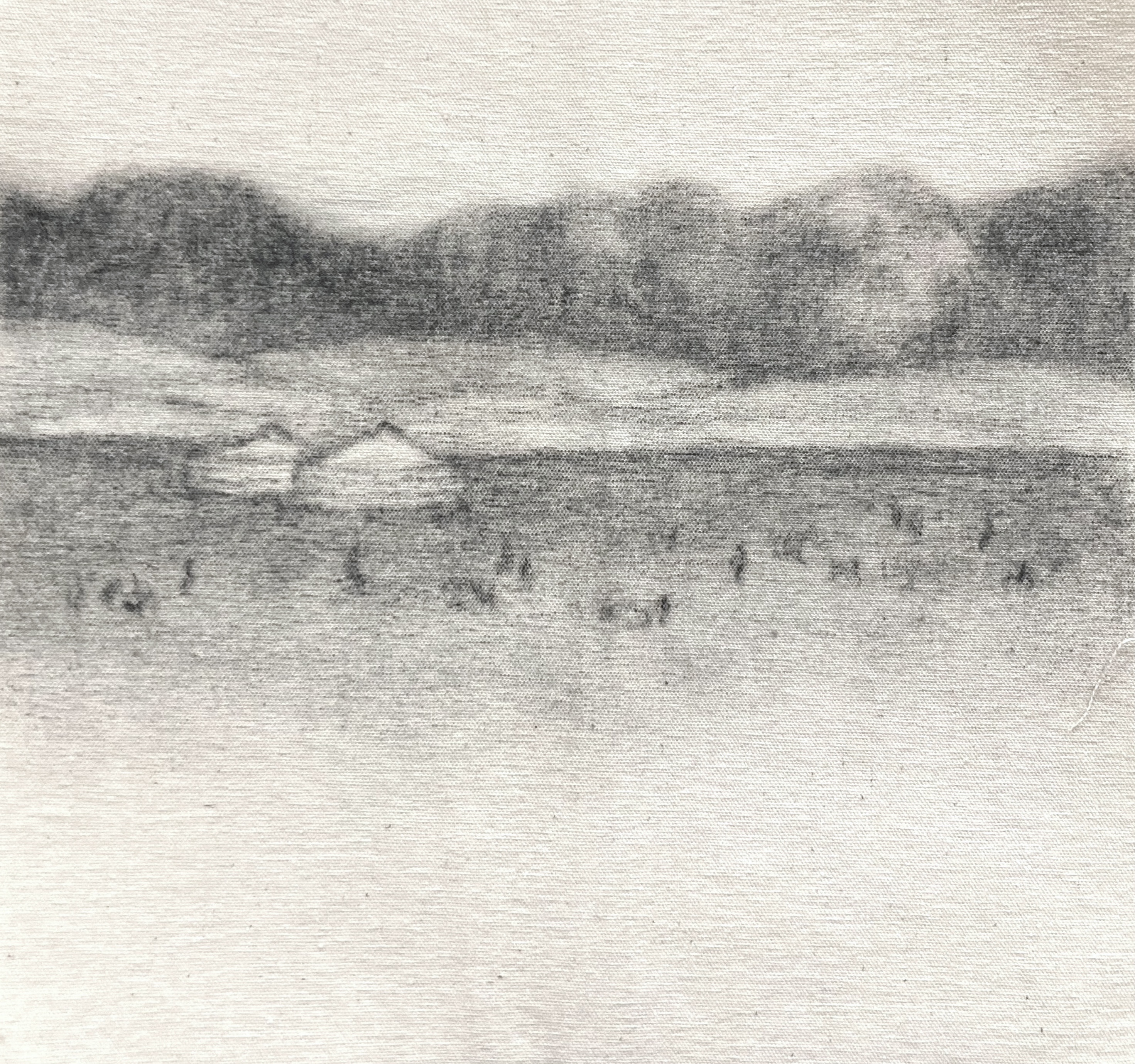 La Vie Nomade series

Charcoal on canvas 
27x29cm
2025