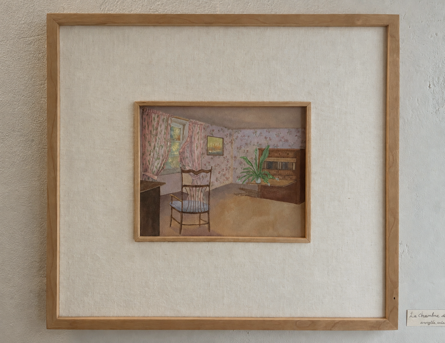 La Chambre series IV

Acrylic, embroidery on decovil
18.5x15cm 
2026